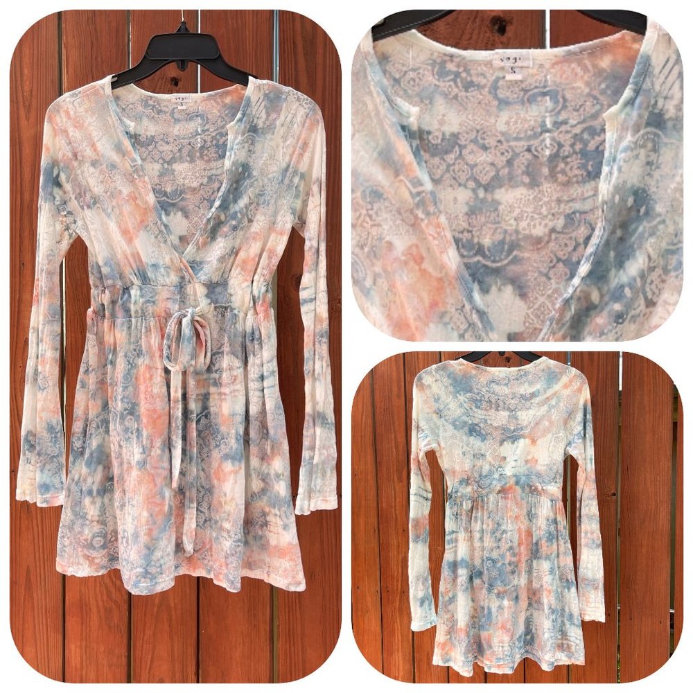 Yogi cotton belted dress